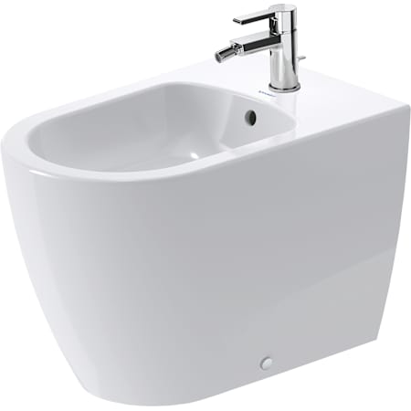 Duravit ME by Starck Floor Mounted Bidet - Less Faucet White