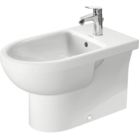 Duravit Duravit No.1 Floor Mounted Bidet with 1 Hole Drilled - Less Faucet White