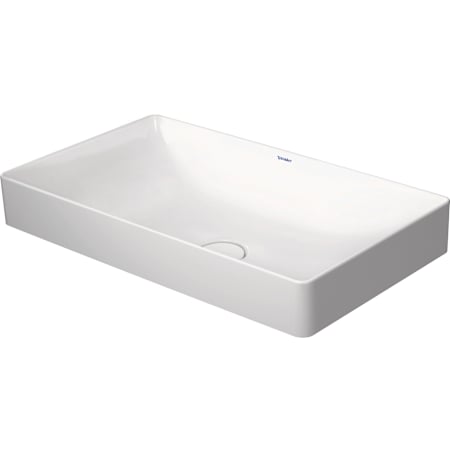 Duravit DuraSquare 23-5/8" Rectangular Ceramic Vessel Bathroom Sink White