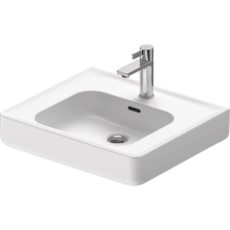 Duravit Soleil by Starck 21-5/8" Rectangular Ceramic Wall Mounted Bathroom Sink with Overflow and Single Faucet Hole White