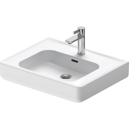 Duravit Soleil by Starck 23-5/8" Rectangular Ceramic Wall Mounted Bathroom Sink with Overflow and Single Faucet Hole White