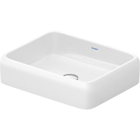 Duravit Qatego 19-5/8" Rectangular Ceramic Vessel Bathroom Sink White