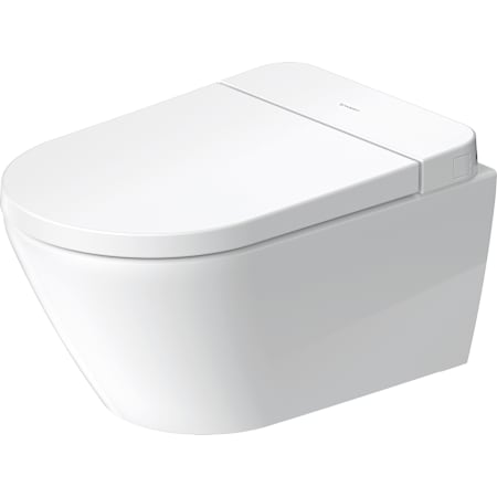 Duravit D-Neo 0.8 / 1.28 GPF Dual Flush Wall Mounted One Piece Round Toilet HygieneGlaze White