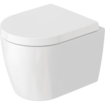 Duravit ME by Starck 0.8 / 1.28 GPF Dual Flush Wall Mounted One Piece Round Toilet White