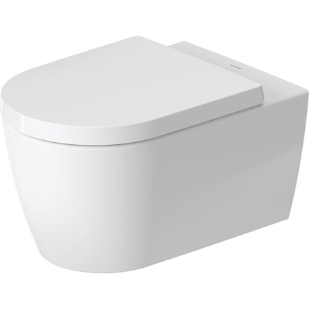 Duravit ME by Starck 0.8 / 1.28 GPF Dual Flush Wall Mounted One Piece Elongated Toilet with Actuator Plate Flush White