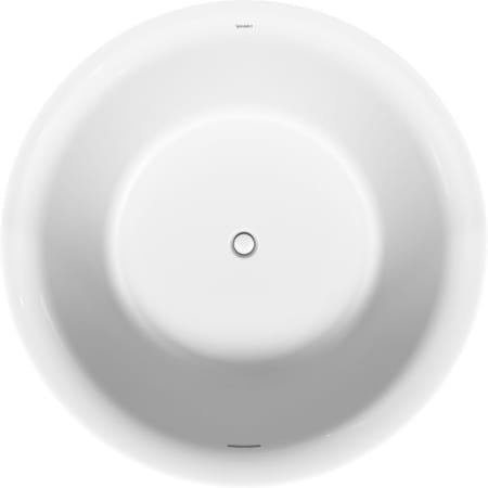 Duravit 55-1/8 Inch Diameter Tulip Bathtub White