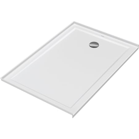 Duravit Architec 54" x 36" Rectangular Shower Base with Single Threshold and Right Drain White