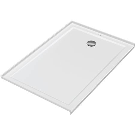 Duravit Architec 54" x 36" Rectangular Shower Base with Single Threshold and Right Drain White
