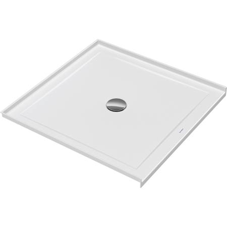Duravit Architec 36" x 36" Square Shower Base with Single Threshold and Center Drain White