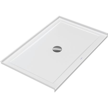 Duravit Architec 48" x 30" Rectangular Shower Base with Single Threshold and Center Drain White