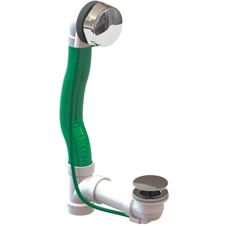 Duravit Universal 1-1/2" Tub Drain Kit - with Overflow White