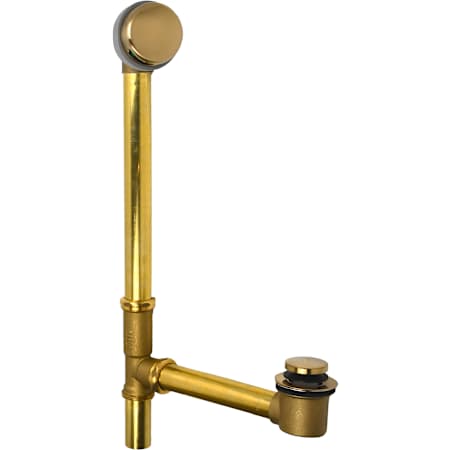 Duravit Universal 1-1/2" Tub Drain Kit - with Overflow Brushed Gold