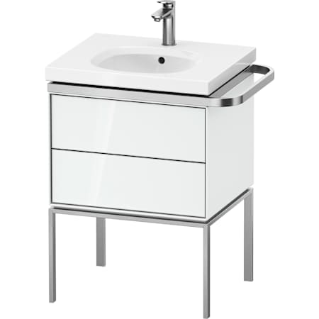 Duravit Aurena 23" Single Wall Mounted Vanity Cabinet - Less Vanity Top High Gloss White