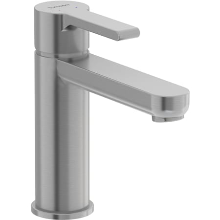 Duravit B.2 1.2 GPM Single Hole Bathroom Faucet with Pop-Up Drain Assembly Brushed Nickel