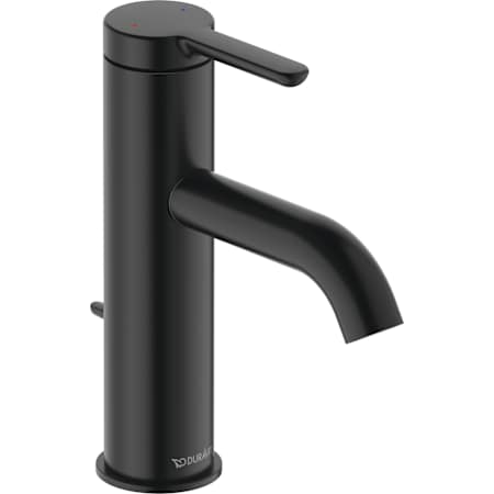 Duravit C.1 6-7/8" 1.2 GPM Single Hole Bathroom Faucet with Pop-Up Drain Assembly Matte Black