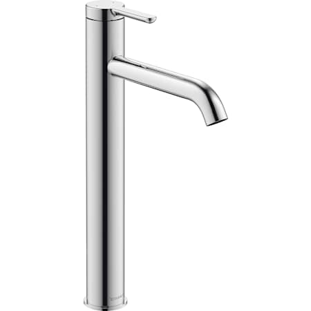 Duravit C.1 1.2 GPM Single Hole Bathroom Faucet with Pop-Up Drain Assembly Chrome
