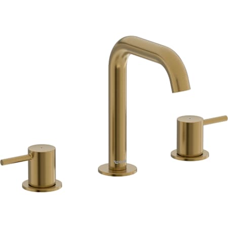 Duravit DuraCircle 1.2 GPM Widespread Bathroom Faucet Brushed Gold