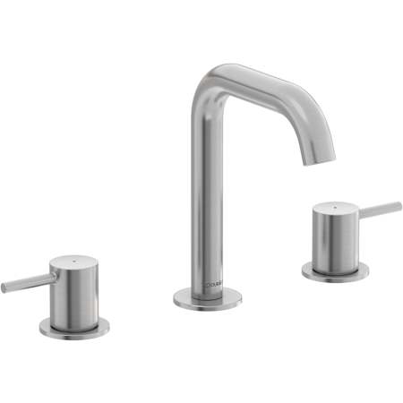 Duravit DuraCircle 1.2 GPM Widespread Bathroom Faucet Brushed Nickel