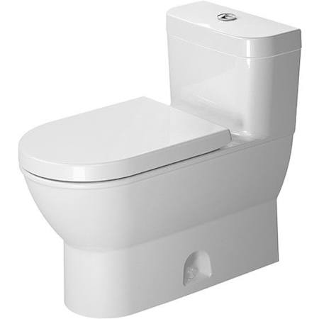 Duravit Darling New 1.28 GPF One Piece Elongated Toilet with Push Button Flush - Seat Included White