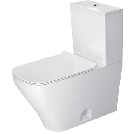 Duravit DuraStyle 1.32 GPF Dual Flush Two Piece Elongated Toilet with Push Button Flush - Seat Included White