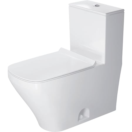 Duravit DuraStyle 1.32 GPF Dual Flush One Piece Elongated Toilet with Push Button Flush - Seat Included White