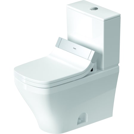 Duravit DuraStyle 1.28 GPF Two Piece Elongated Toilet with Push Button Flush - Bidet Seat Included White