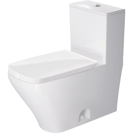 Duravit DuraStyle 1.28 GPF One Piece Elongated Toilet with Push Button Flush - Seat Included HygieneGlaze White