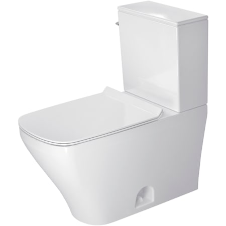 Duravit DuraStyle 1.28 GPF Two Piece Elongated Toilet with Left Hand Lever - Seat Included White