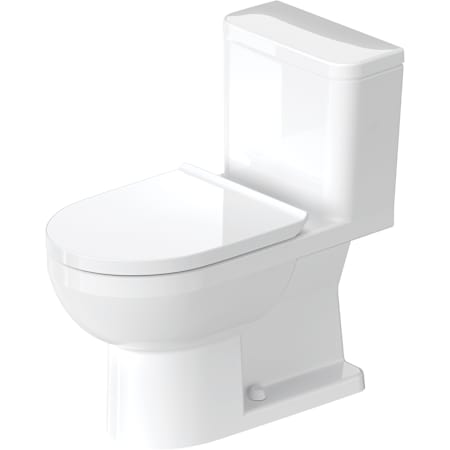 Duravit Duravit No.1 1.28 GPF One Piece Elongated Toilet with Left Hand Lever - Seat Included White