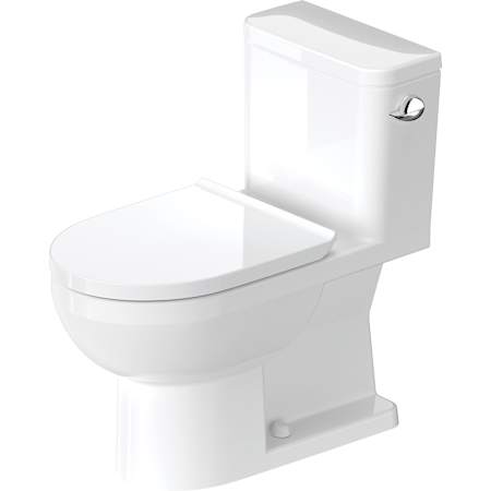 Duravit Duravit No.1 1.28 GPF One Piece Elongated Toilet with Right Hand Lever - Seat Included White