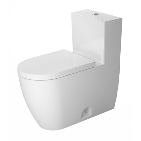 Duravit ME by Starck 0.92 / 1.32 GPF Dual Flush Elongated Toilet with Push Button Flush - Seat Included White