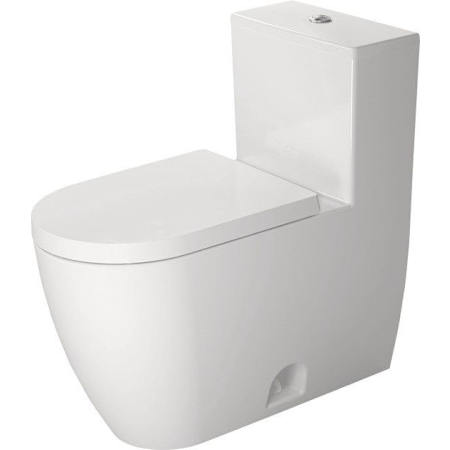 Duravit ME by Starck 1.28 GPF One Piece Elongated Toilet with Push Button Flush - Seat Included White