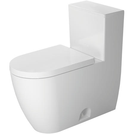 Duravit ME by Starck 1.28 GPF Elongated Toilet with Left Hand Lever - Seat Included White