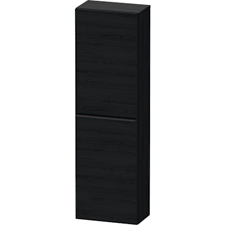 Duravit D-Neo 52" Engineered Wood Wall Mounted Linen Tower Black Oak