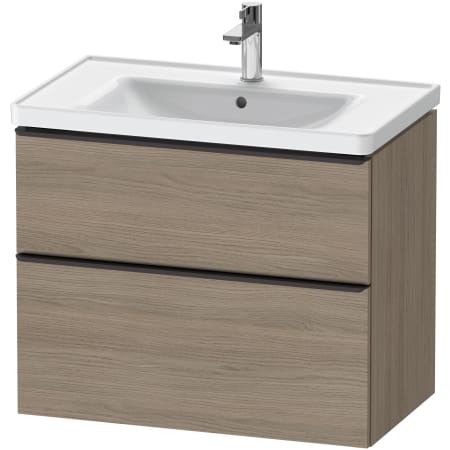 Duravit D-Neo 31" Single Wall Mounted Vanity Cabinet Only - Less Vanity Top Oak Terra