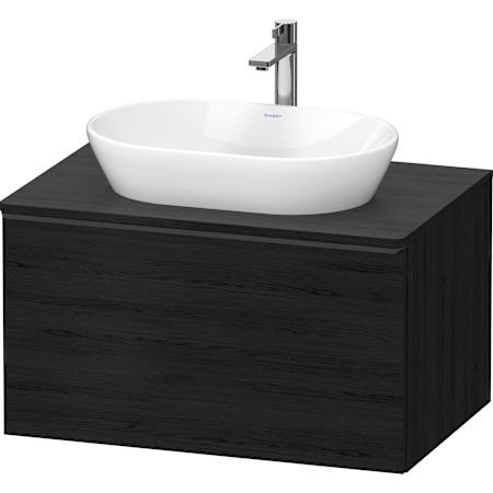 Duravit D-Neo 32" Single Wall Mounted Vanity Cabinet - Less Vanity Top Black Oak