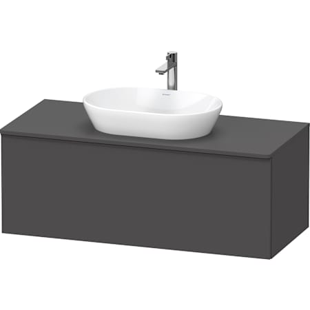 Duravit D-Neo 48" Single Wall Mounted Vanity Cabinet - Less Vanity Top Matte Graphite