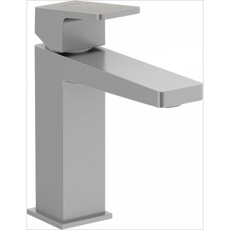 Duravit DuraSquare 1.2 GPM Single Hole Bathroom Faucet Brushed Nickel