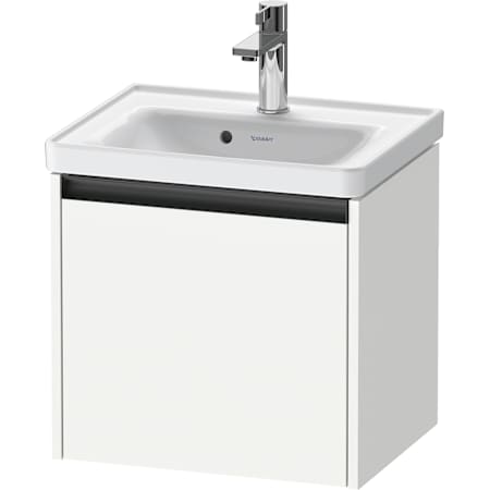Duravit Ketho.2 19" Single Wall Mounted Vanity Cabinet - Less Vanity Top Matte White
