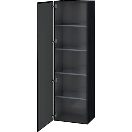 Duravit L-Cube 69-1/4" Engineered Wood Wall Mounted Linen Tower Black Oak