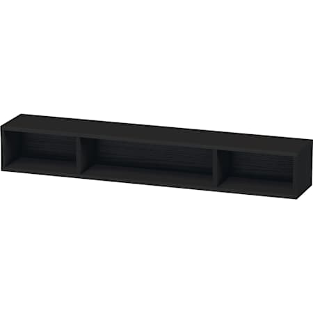 Duravit L-Cube 32" Wood Bathroom Shelf Black Oak