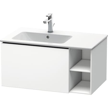 Duravit L-Cube 33" Single Wall Mounted Vanity Cabinet - Less Vanity Top Matte White