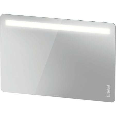Duravit Luv 47-1/4"W x 31-1/2"H Rectangular Flat Frameless Wall Mounted Bathroom Mirror with LED Lighting White