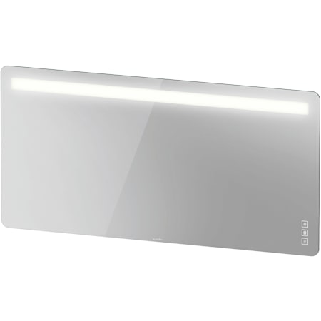 Duravit Luv 63"W x 31-1/2"H Rectangular Flat Frameless Wall Mounted Bathroom Mirror with LED Lighting White