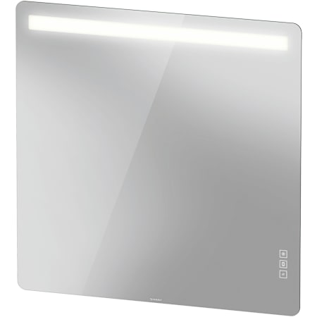 Duravit Luv 47-1/4" Rectangular Flat Frameless Wall Mounted Bathroom Mirror with LED Lighting White