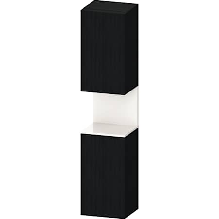 Duravit Qatego 69-1/4" Engineered Wood Wall Mounted Linen Tower Black Oak