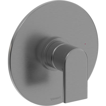 Duravit Tulum by Starck Pressure Balanced Valve Trim Only with Single Lever Handle - Less Rough In Brushed Nickel