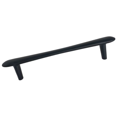 Du Verre Polar 8" Center to Center Designer Smooth Curve Ergonomic Cabinet Handle / Drawer Pull Black Matte
