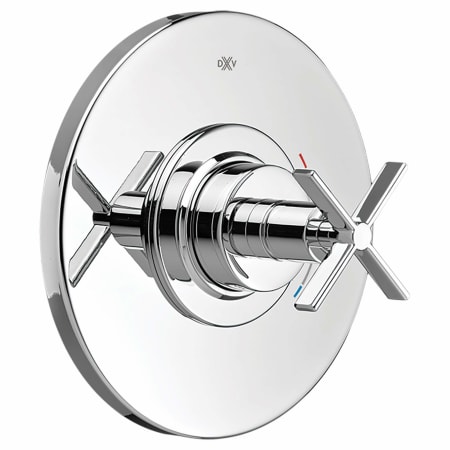 DXV Percy Shower Trim Cross Handle Polished Chrome