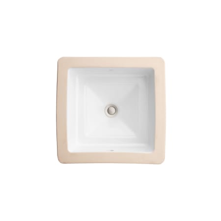 DXV Pop 12-5/8" Square Vitreous China Undermount Bathroom Sink Canvas White